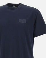 EA7 T-shirt "Lux Identity" in misto modal BLUE Uomo 
