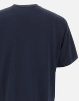 EA7 T-shirt "Lux Identity" in misto modal BLUE Uomo 