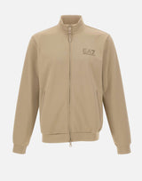 EA7 Felpa "Train Lux" BEIGE Uomo 