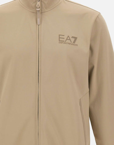 EA7 Felpa "Train Lux" BEIGE Uomo 