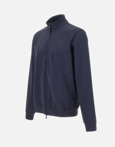 EA7 Felpa "Train Lux" BLUE Uomo 