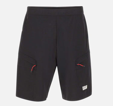 EA7 Bermuda "Cargo Dynamic Athlete" in tessuto tecnico Ventus7 BLACK Uomo 
