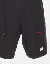 EA7 Bermuda "Cargo Dynamic Athlete" in tessuto tecnico Ventus7 BLACK Uomo 