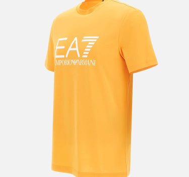 EA7 T-shirt "Core Identity" in jersey di cotone YELLOW Uomo 