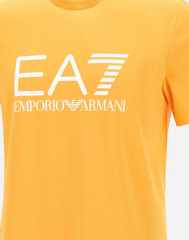 EA7 T-shirt "Core Identity" in jersey di cotone YELLOW Uomo 