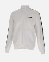 EA7 Felpa "Train Logo Series" WHITE Uomo 