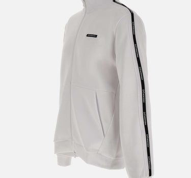EA7 Felpa "Train Logo Series" WHITE Uomo 
