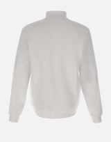 EA7 Felpa "Train Logo Series" WHITE Uomo 