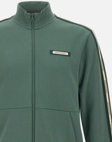 EA7 Felpa "Train Logo Series" GREEN Uomo 