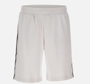 EA7 Bermuda "Logo Series" in misto cotone WHITE Uomo 