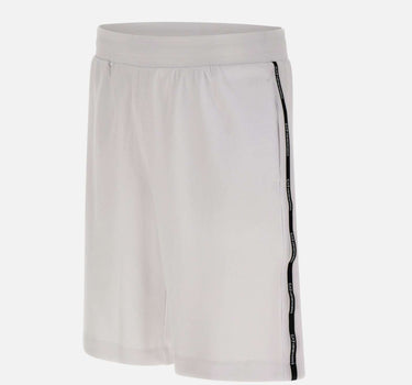 EA7 Bermuda "Logo Series" in misto cotone WHITE Uomo 