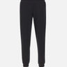 EA7 Pantaloni jogger "Logo Series" in misto cotone BLACK Uomo 