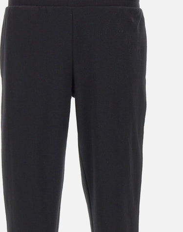 EA7 Pantaloni jogger "Logo Series" in misto cotone BLACK Uomo 