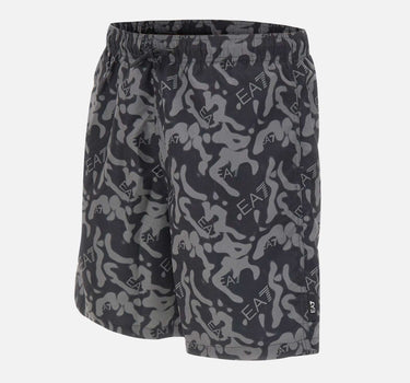 EA7 Costume con stampa logo BLACK Uomo 