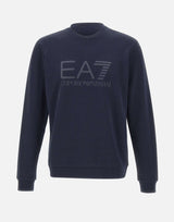 EA7 Felpa "Core Identity" BLUE Uomo 