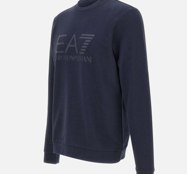 EA7 Felpa "Core Identity" BLUE Uomo 