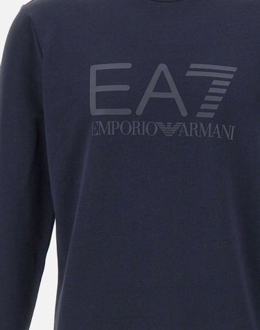 EA7 Felpa "Core Identity" BLUE Uomo 