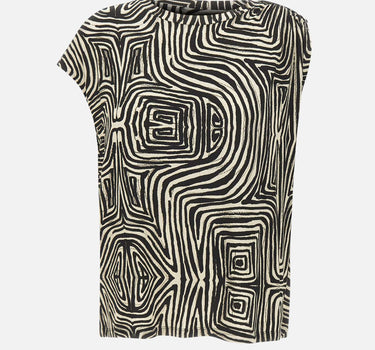 ELENA MIRO' T-shirt in viscosa a fantasia MULTICOLOR Donna 