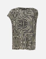 ELENA MIRO' T-shirt in viscosa a fantasia MULTICOLOR Donna 