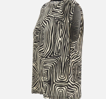 ELENA MIRO' T-shirt in viscosa a fantasia MULTICOLOR Donna 
