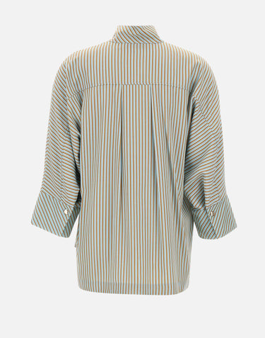 Blusa over a righe 2153Z100039N 001 ELENA MIRO' 