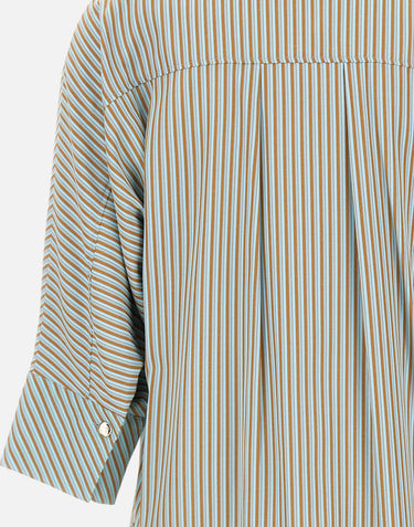 Blusa over a righe 2153Z100039N 001 ELENA MIRO' 