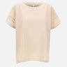 ELENA MIRO' Blusa con maniche ricamate BEIGE Donna 