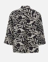 ELENA MIRO' Camicia con ricamo floreale BLACK Donna 