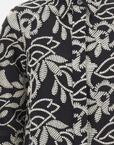 ELENA MIRO' Camicia con ricamo floreale BLACK Donna 