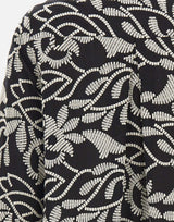 ELENA MIRO' Camicia con ricamo floreale BLACK Donna 