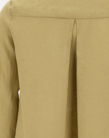 ELENA MIRO' Camicia in lino GREEN Donna 