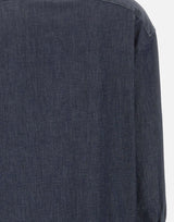ELENA MIRO' Camicia in cotone effetto denim BLUE Donna 