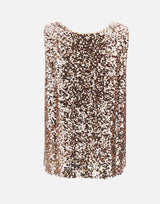 ELENA MIRO' Top con paillettes Pink Donna 