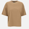 ELENA MIRO' T-shirt con charm logo BROWN Donna 