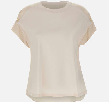 ELENA MIRO' T-shirt con dettaglio gioiello WHITE Donna 