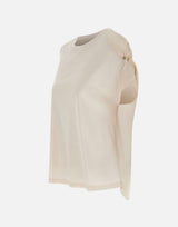 ELENA MIRO' T-shirt con dettaglio gioiello WHITE Donna 