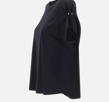 ELENA MIRO' T-shirt con dettaglio gioiello BLACK Donna 