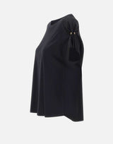 ELENA MIRO' T-shirt con dettaglio gioiello BLACK Donna 