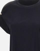 ELENA MIRO' T-shirt con dettaglio gioiello BLACK Donna 