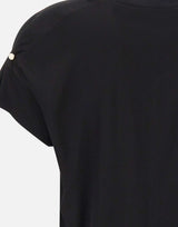ELENA MIRO' T-shirt con dettaglio gioiello BLACK Donna 