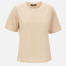 ELENA MIRO' T-shirt con ricamo monogram BEIGE Donna 