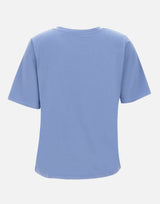 ELENA MIRO' T-shirt con ricamo monogram Light Blue Donna 