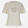 ELENA MIRO' T-shirt con logo gioiello WHITE Donna 