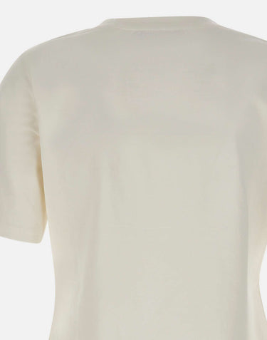 ELENA MIRO' T-shirt con logo gioiello WHITE Donna 