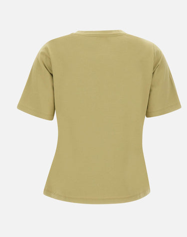 ELENA MIRO' T-shirt con logo gioiello GREEN Donna 