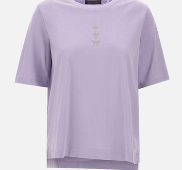 ELENA MIRO' T-shirt con libellule PURPLE Donna 