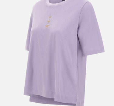 ELENA MIRO' T-shirt con libellule PURPLE Donna 