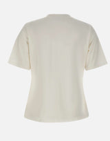 ELENA MIRO' T-shirt con ricamo gioiello WHITE Donna 