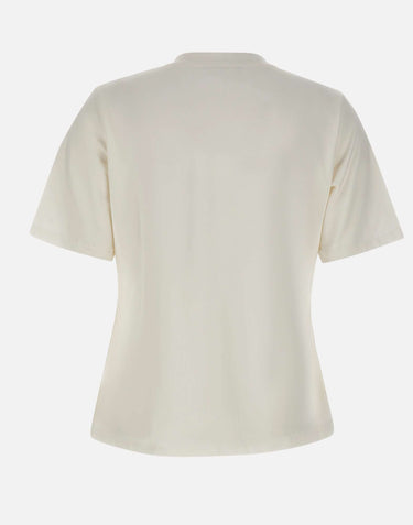 ELENA MIRO' T-shirt con ricamo gioiello WHITE Donna 