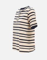 T-shirt con ricamo gioiello G349Z100637N 001 ELENA MIRO' 